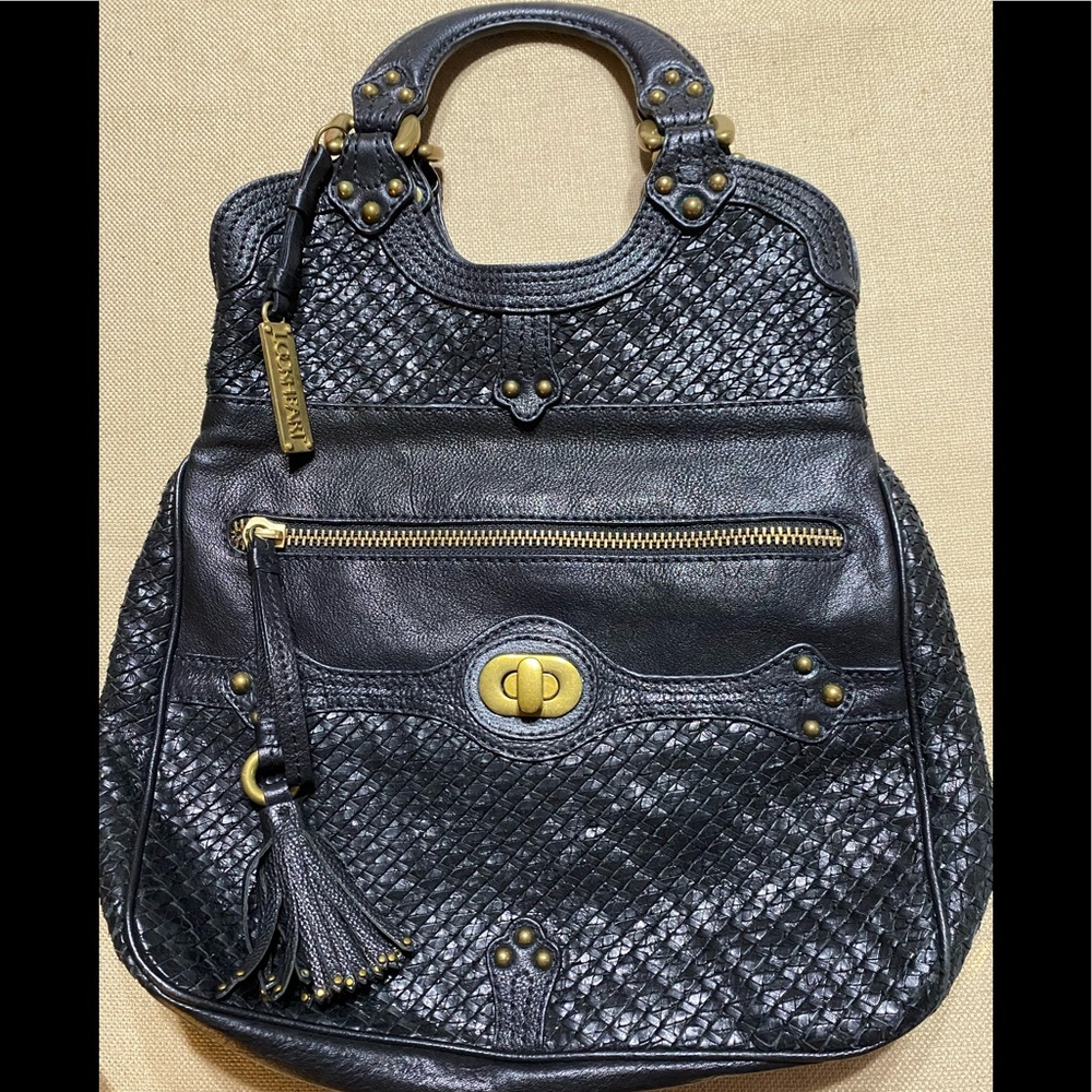 Lockheart Black Leather Bag